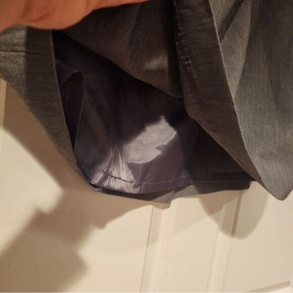 Larry Levine for Dressbarn gray lined dress skirt with stretch 18W - Picture 3 of 5